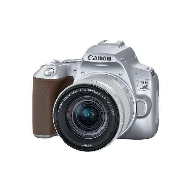Canon EOS 200D  مجموعة كانون اي او اس ام كيه II [18-55 اس تي ام]، كاميرا دي اس ال ار، واي فاي و تقنية ان اف سي.