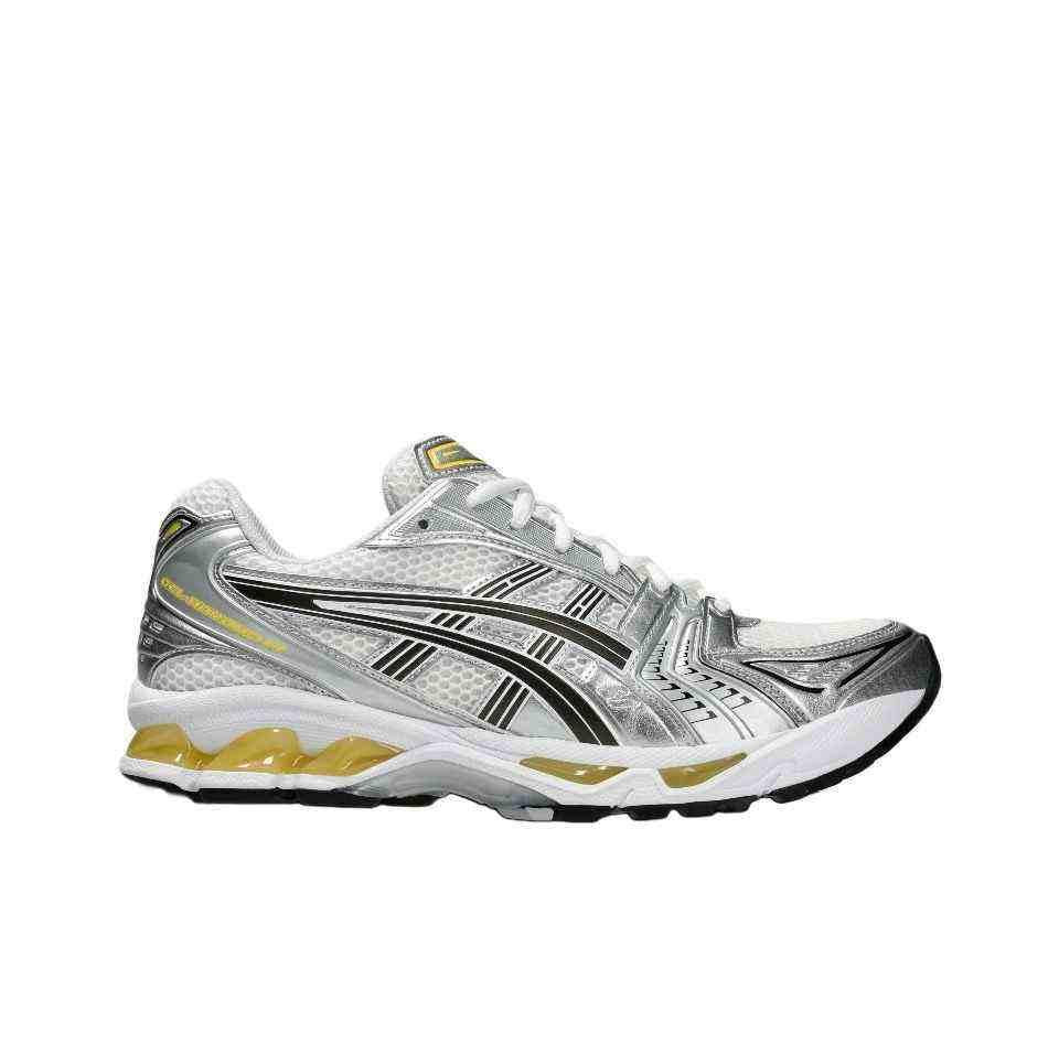 GEL-KAYANO 14  WHITE/TAI-CHI YELLOW.