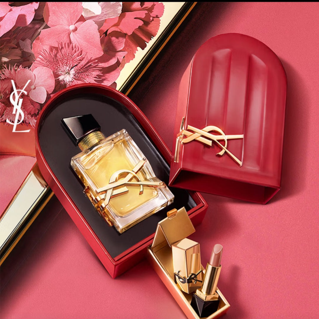 YSL Eau de Parfum Set, Classic Women's Fragrance, Oriental Fougere Fragrance, Eau de Parfum EDP, Citrus Lavender, 50ml+