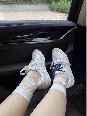 سنيكيرز New Balance من الشبك والجلد السويديNew Balance X Miu Miu.