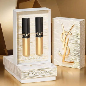 YSL سلم فلفت لِب أحمر الشفاه المخملي الفاخر  هدية حصرية محدودة مجموعة.