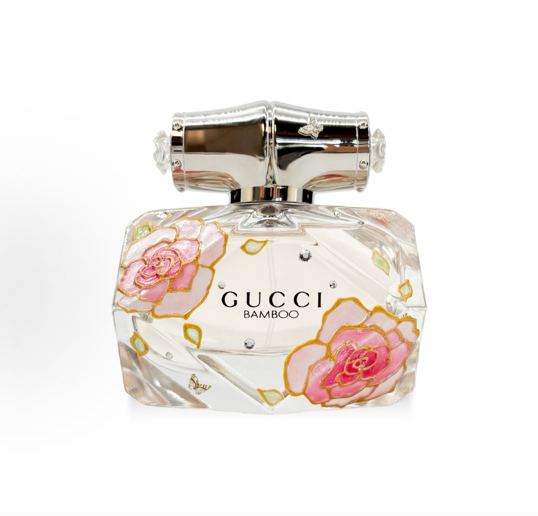 عطر Gucci Bamboo للنساء - إصدار محدود مزين بالزهور 50 مل