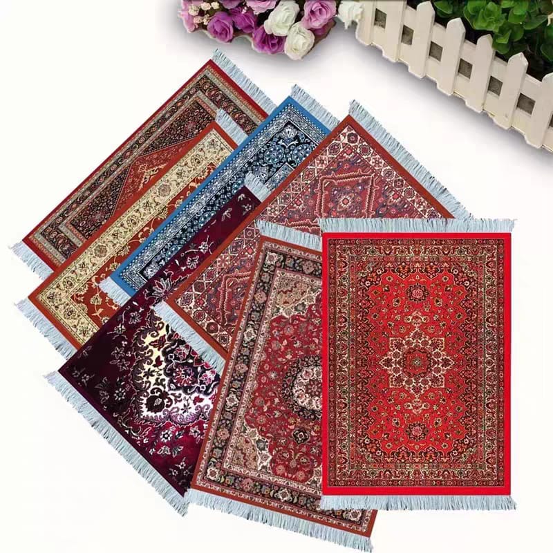 سجادة ماوس Mouse Pad بتصميم سجاد تركي كلاسيكي فاخر