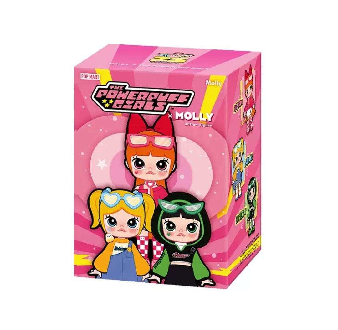 مجسمات POP MART x Molly الأنيقة لشخصيات The Powerpuff Girls