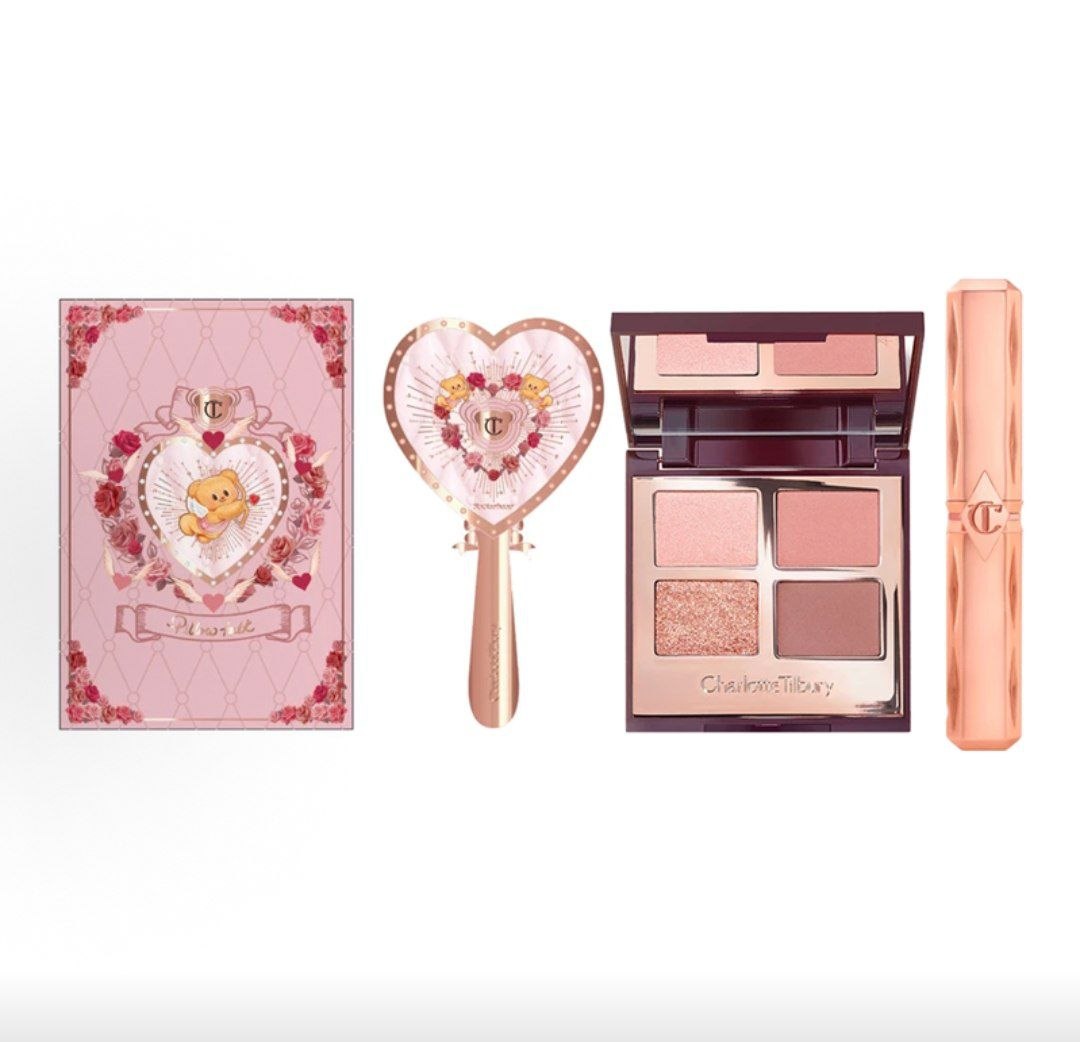 Ct x Butter Bear Four Color Eyeshadow + Water Gold Tube Makeup Set 520 Limited >