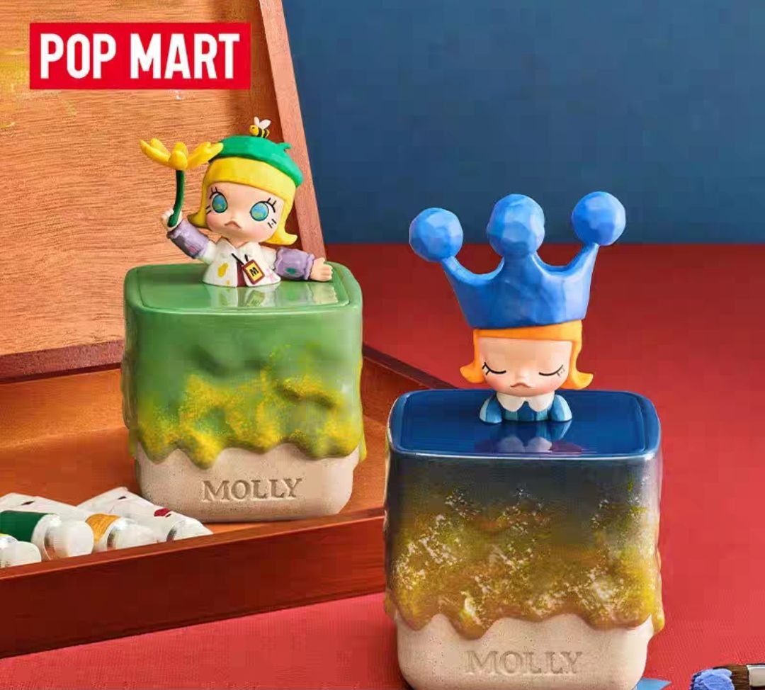 Tmall POPMART Molly Scenic Scenery Series Fragrance  Blind box candles, home decor gifts