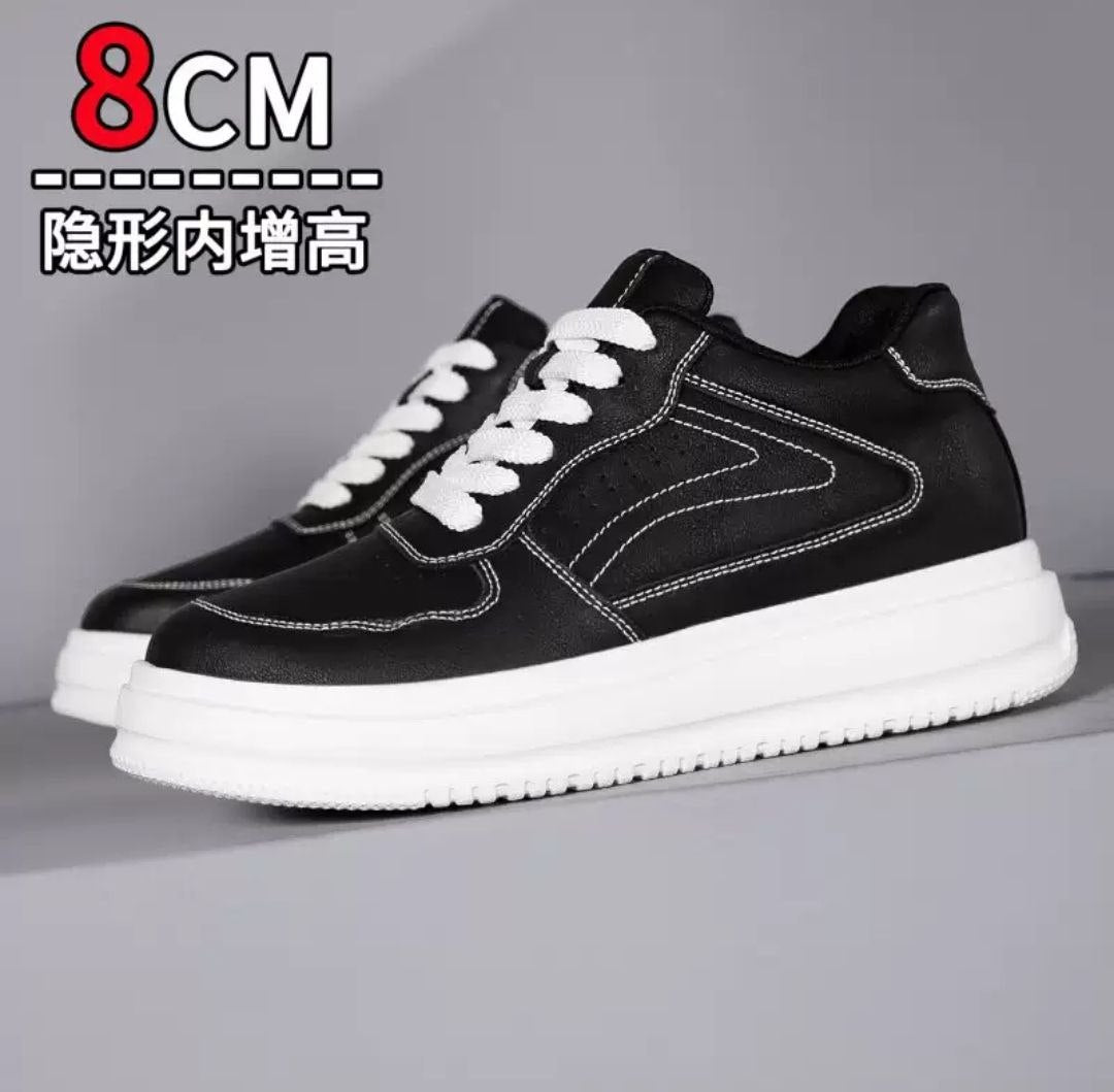 حذاء رياضي كاجوال بزيادة طول مخفية 8cm