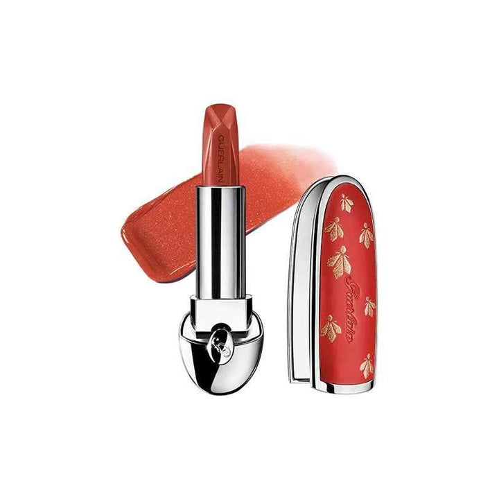 Guerlain 2025 New Year limited edition gem lipstick with luxurious red velvet finish and gold-accented royal packaging