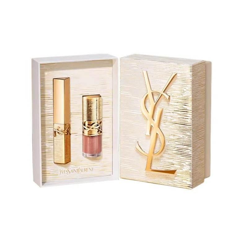 YSL Saint Laurent Lipstick and Lip Gloss Makeup Set  Limited Edition.