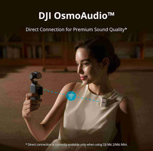 كاميرا DJI Osmo Pocket 3 بدقة 4K وشاشة دوارة.