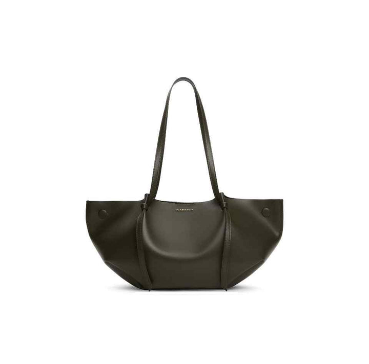CHARLES&KEITH black reversible tote bag with soft leather and long shoulder straps