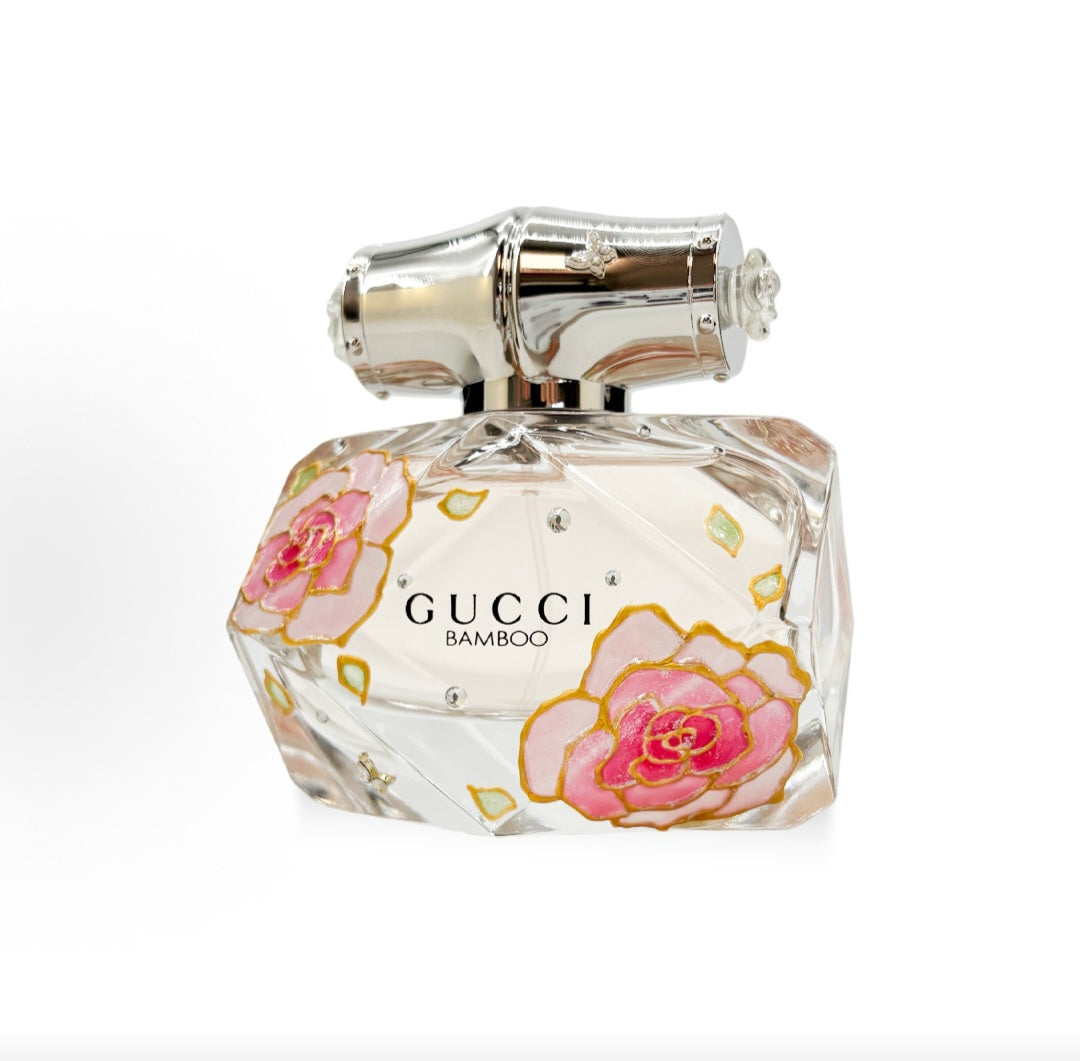 عطر Gucci Bamboo للنساء - إصدار محدود مزين بالزهور 50 مل
