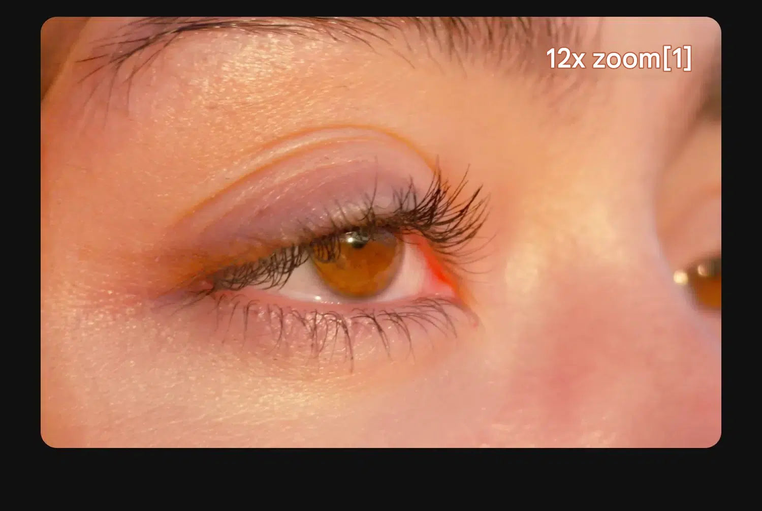 Portrait close up illustrating sharp eye focus and natural bokeh effects using DJI Osmo Pocket 4P Pro Classic Black, checking سعر DJI Osmo Pocket 4P في السعودية.