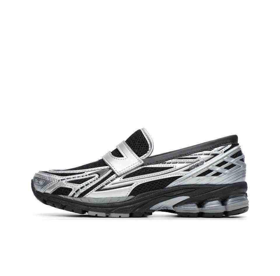 Clean lateral view ideal for نيو بالانس للنساء والرجال emphasizing the balanced semi-formal aesthetic.