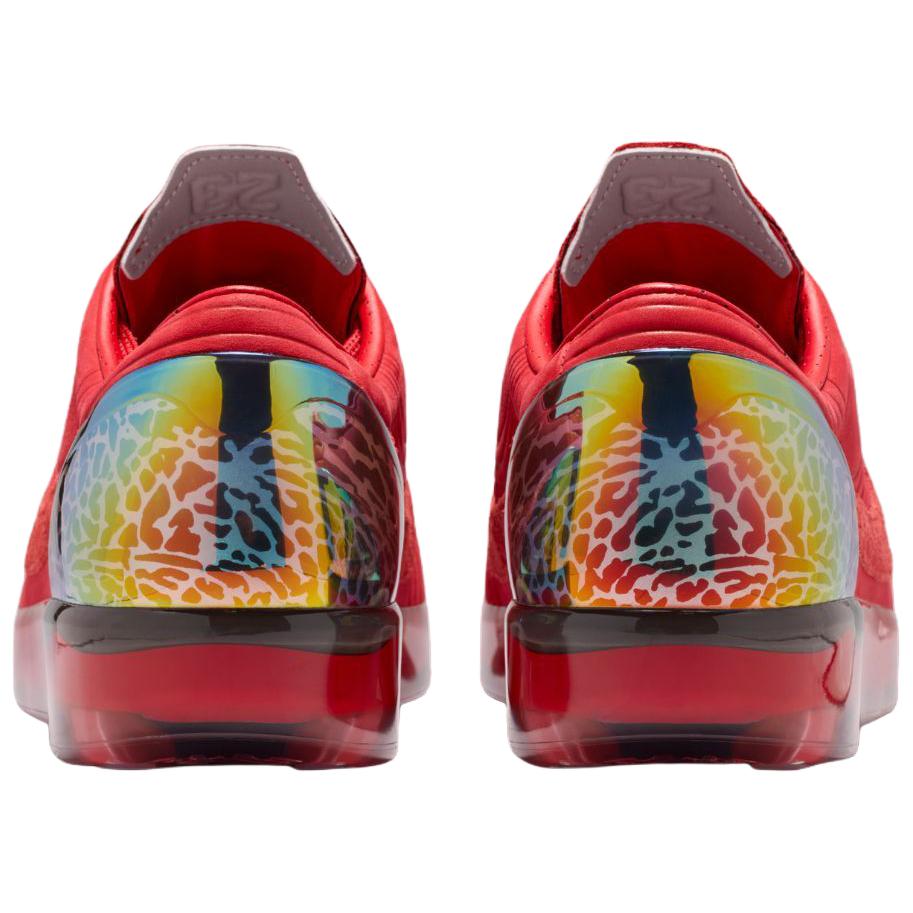 The rear view showcases Nike Shoes details, combining the حذاء نايك الأصلي مع ميزات حذاء جوردان أحمر رياضي | Jordan Red Sneaker وجودة شوز نايك وتشكيلة nike schuhe.