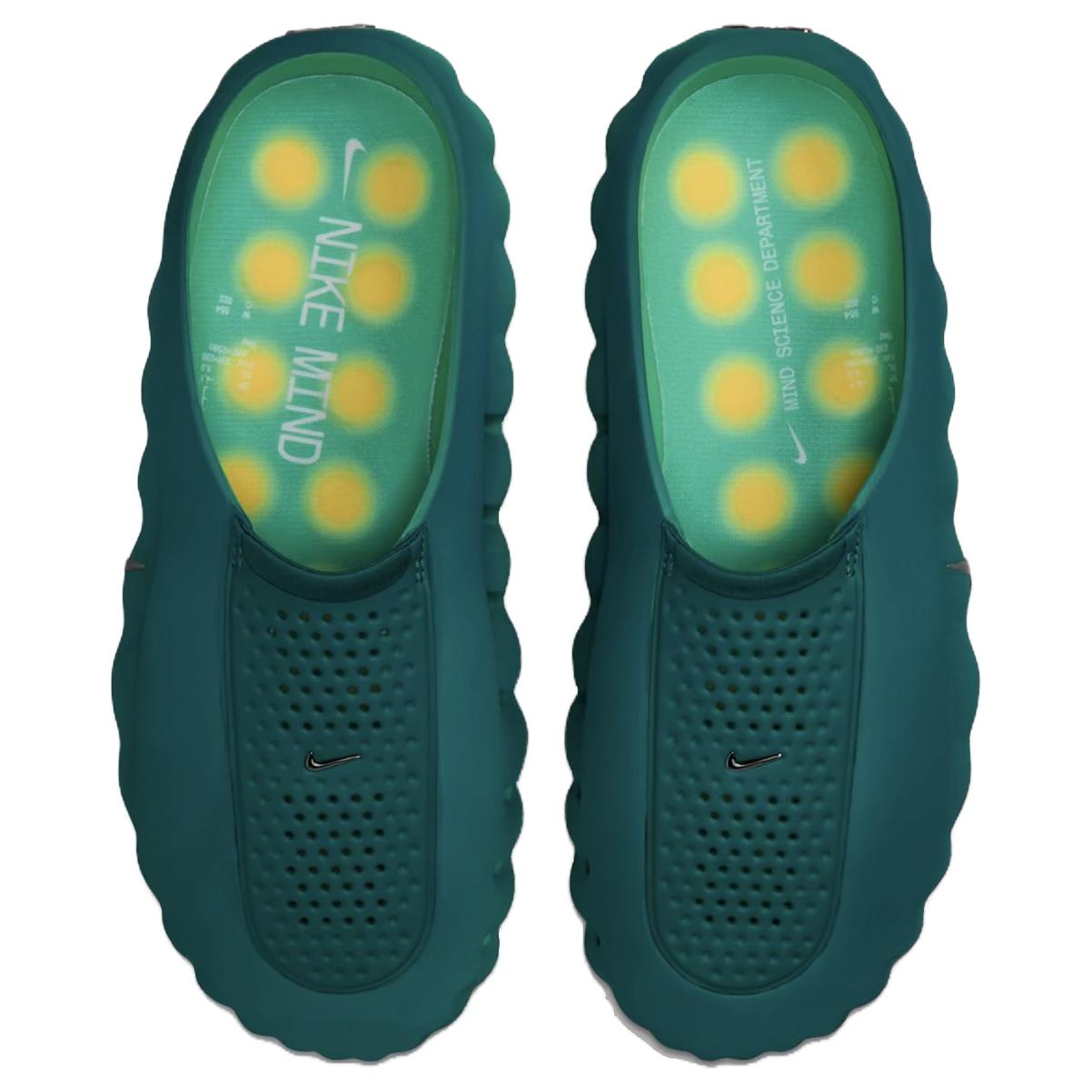 The top view showcases Nike Shoes details, combining the حذاء نايك الأصلي مع ميزات حذاء نايكي مايند أخضر مريح | Nike Mind Green وجودة شوز نايك وتشكيلة nike schuhe.
