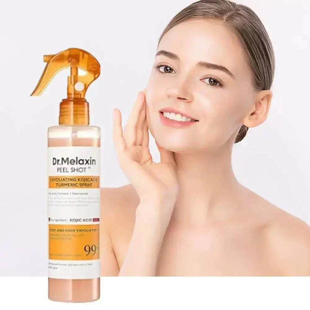 Dr. Melaxin Chemical Peeling Shot | بخاخ التقشير الكيميائي بالكركم ✨🌿.