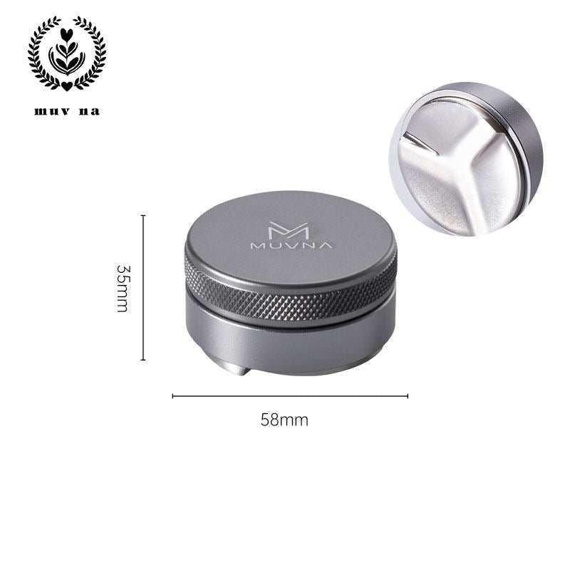 موزع قهوة Muvna قابل للتعديل مقاس 58mm بتصميم احترافي.