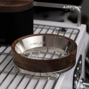AIRFLOW Magnetic Powder Ring Espresso Maker 58mm Stainless Steel Powder Adapter Cloth Powder Ring Anti-Flying Powder