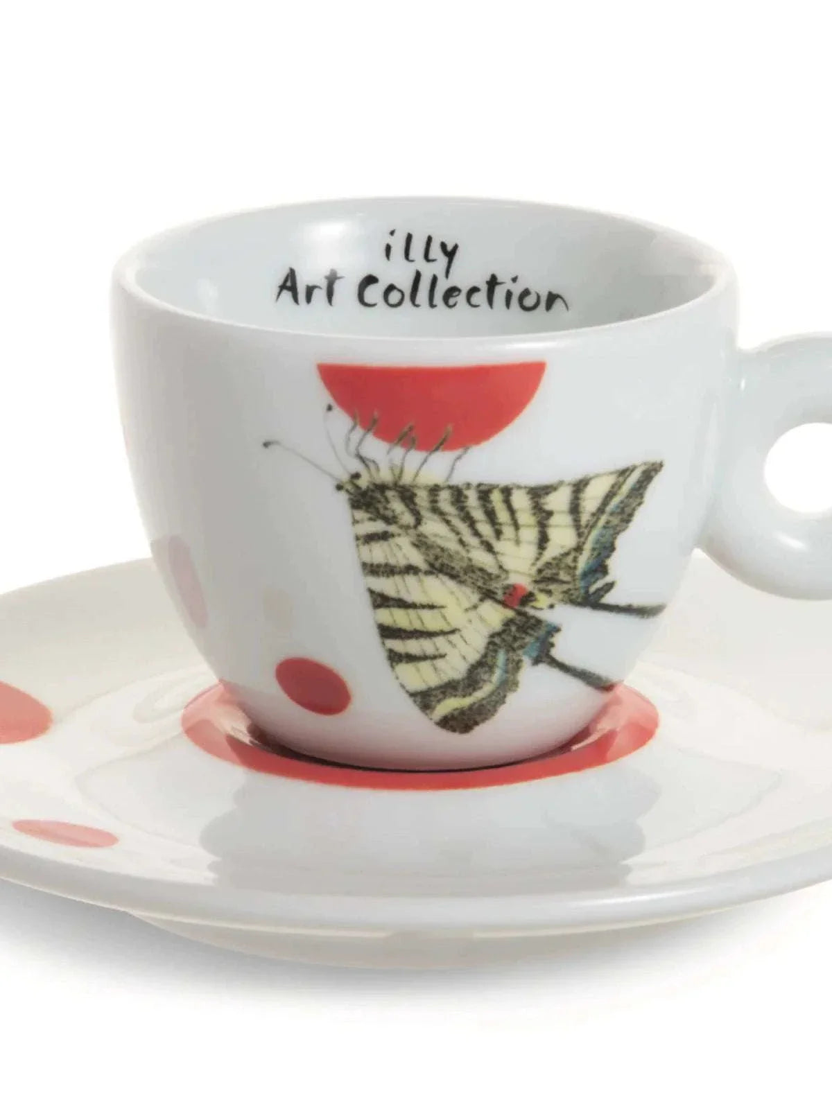 illy 2012 Kiki Smith Butterfly Star Collection Cup Set.