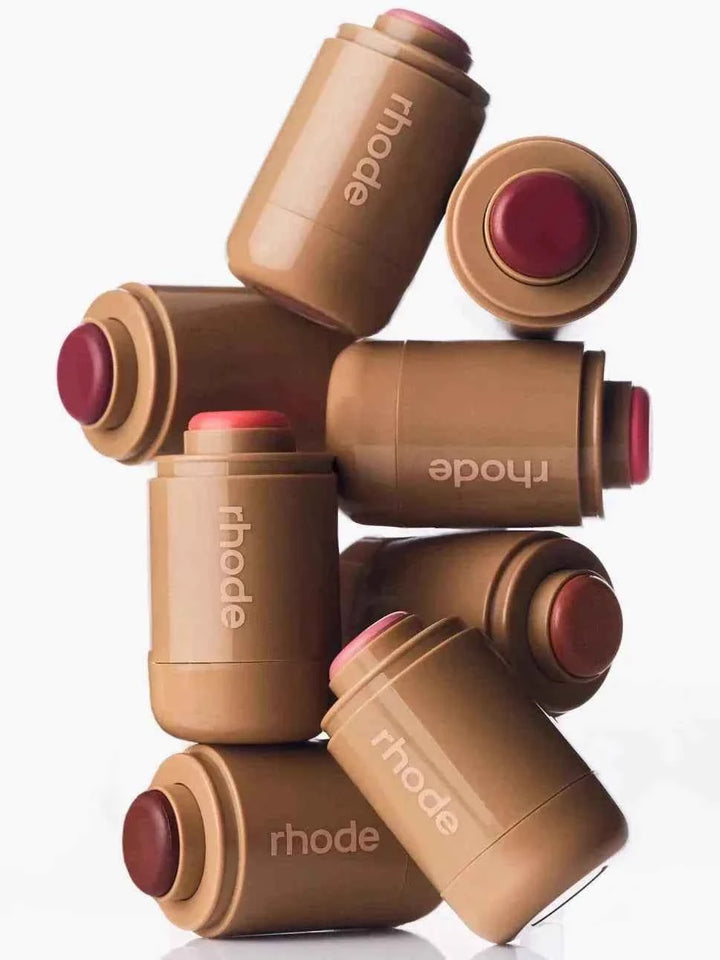 Rhode Pocket Blush Stick compact cream blush and lip tint in multiple shades for natural radiant color