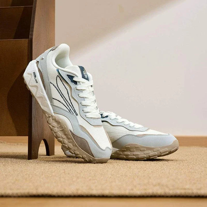 حذاء Shortcake 361 أبيض بتصميم شبكي عصري ونعل مطاطي مريح لمظهر رياضي وأنيق يومي