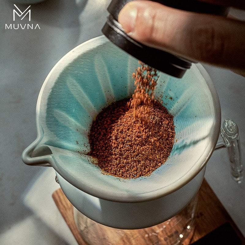 MUVNA Ceramic Filter Cup Drip Coffee V60.
