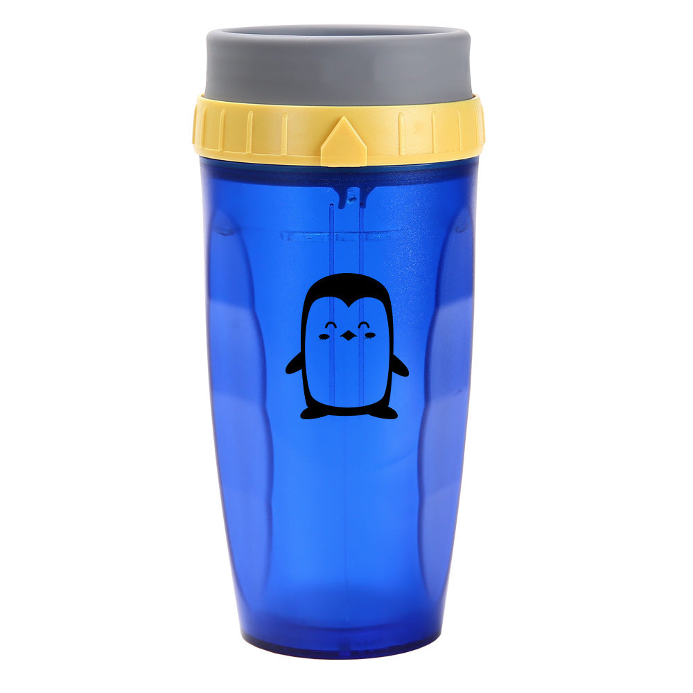 Cross-border explosive French lidless twist cup Neolid handy straw cup children's student portable creative plastic cup