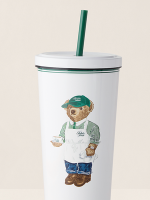 Ralph Lauren Ralph's Coffee Polo Bear Iced Drink Cup (1 pack)