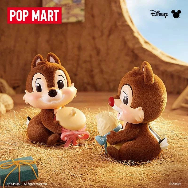 مجسمات Disney Chip 'n' Dale من POP MART بنظام Blind Box.