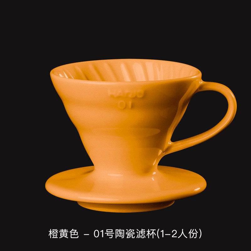 HARIO V60 ceramic filter cup.