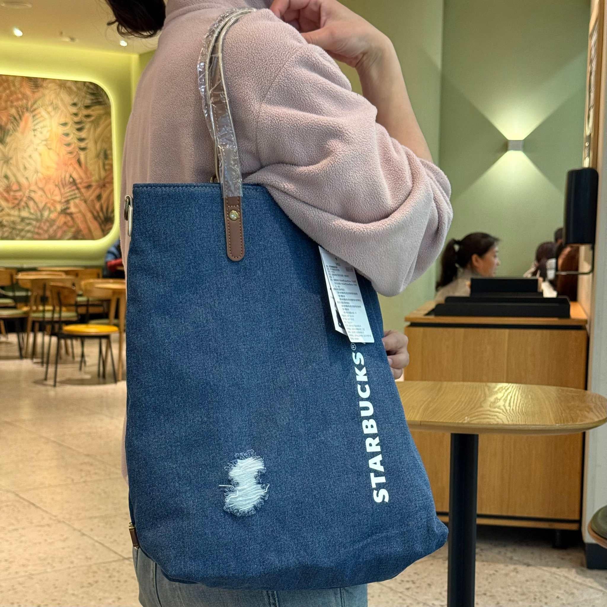 Starbucks Cup Denim Mark Accompanying Stainless Steel.