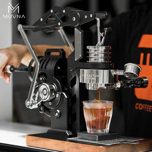 Fully Mechanical MUVNA Hand Crank Coffee Machine.