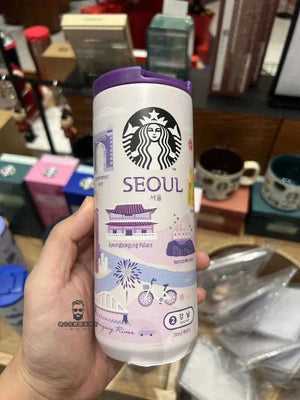 كوب ستاربكس إصدار كوريا Gyeongju بلمسة وردية أنيقة.
