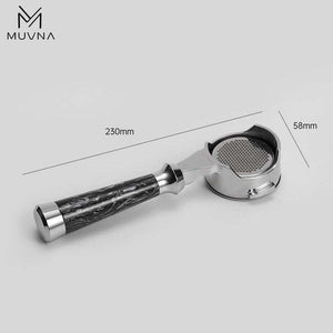 بورتافلتر مكشوف MUVNA مقاس 58mm بمقبض أنيق.