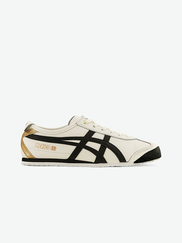 Onitsuka Tiger حذاء MEXICO 66™ كلاسيك للجنسين – سنيكرز أبيض بختم معدني لخريف | Onitsuka Tiger Sneakers