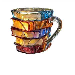 JOJO Painted Book Mug Coffee.