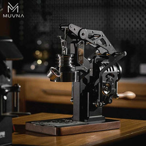 Fully Mechanical MUVNA Hand Crank Coffee Machine.