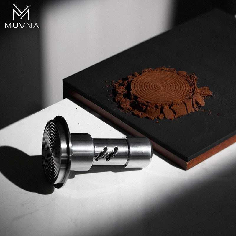 مكبس قهوة Muvna مقاس 58.35mm ستانلس ستيل بضغط ثابت.