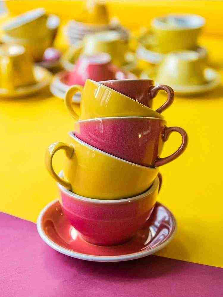 كوب Latte و Cappuccino سيراميك بتصميم Egg سعة 300ml.