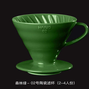 HARIO V60 ceramic filter cup.
