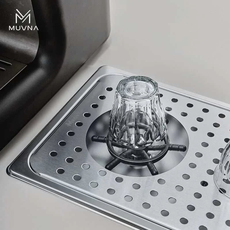 MUVNA Embedded Stainless Steel Cup Washer.