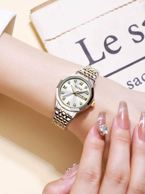 ساعة يد TAXAU نسائية فاخرة Diamond Dial ضد الماء.