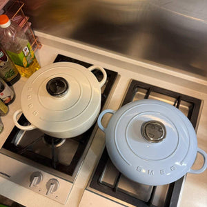 SMEG Enamel Pot 24CM Household Stew Pot Stew Pot 26cm.