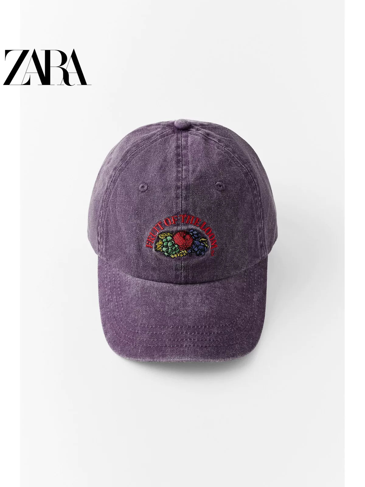 ZARA2026 Autumn New Arrival: Women's Fruit of the Loom™ Baseball Cap 0653288 611
