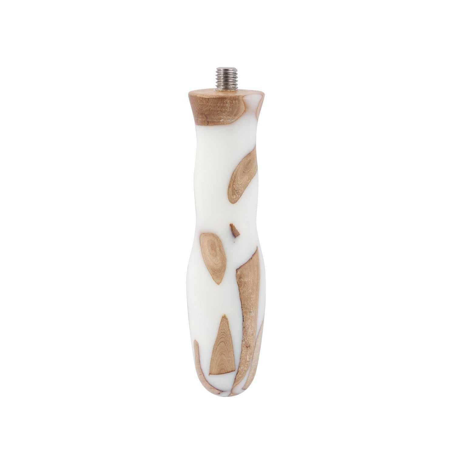 مقبض Portafilter احترافي من Resin وخشب طبيعي.