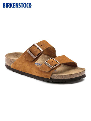 BIRKENSTOCK  Arizona double-buckle slippers.
