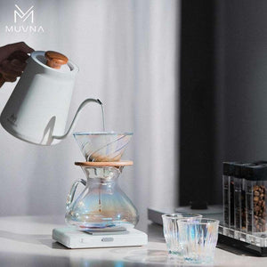 طقم قمع ترشيح زجاجي مع سيرفر Muvna بتصميم عاكس 450ml.
