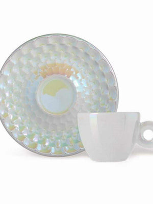 طقم أكواب Espresso من illy Art Collection بألوان Iridescent.