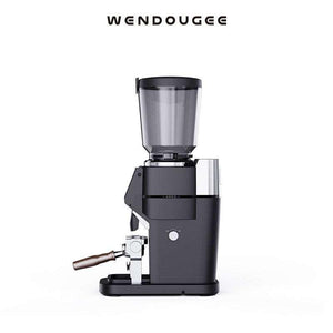 مطحنة قهوة WENDOUGEE Ares بشاشة IoT ووزن تلقائي - لون أسود.